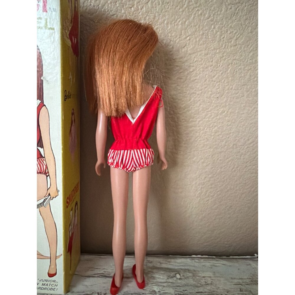 Vintage 1963 Skipper Doll #0860 Redhead Straight Leg Original Fit/Shoes in Box - Picture 6 of 16